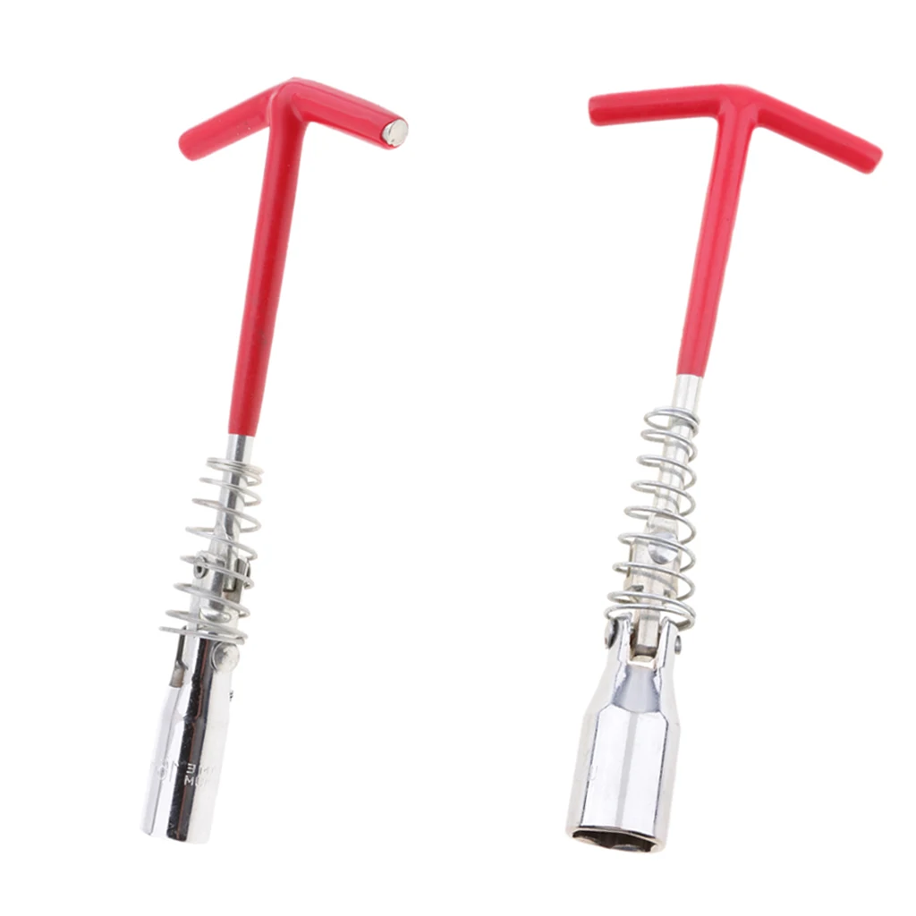 2x 16mm+21mm Motorcycle Auto Car Spark Plug Wrench Removal Tool Socket