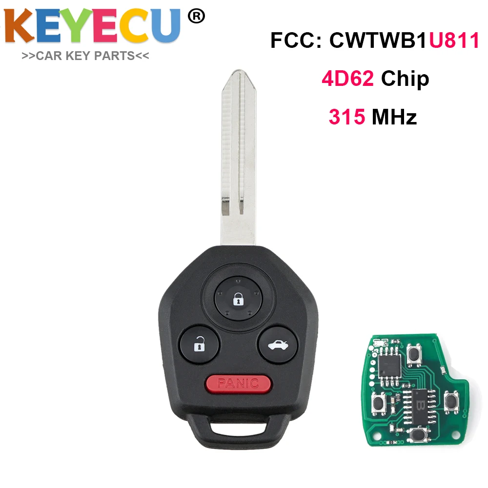 KEYECU for Subaru Tribeca 3.6L Base 2011 2012 2013 2014 Remote Key Fob