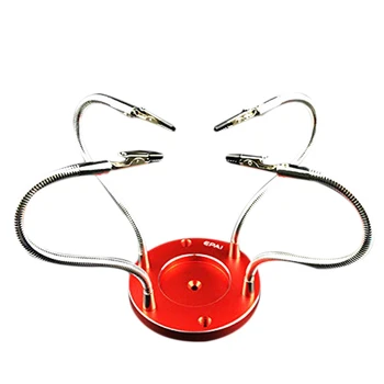 

Desktop Soldering Station With 4 Helping Hands, Solder Station Clamp Third Hand Soldering Tool Stand Soldering Aid Workbench H