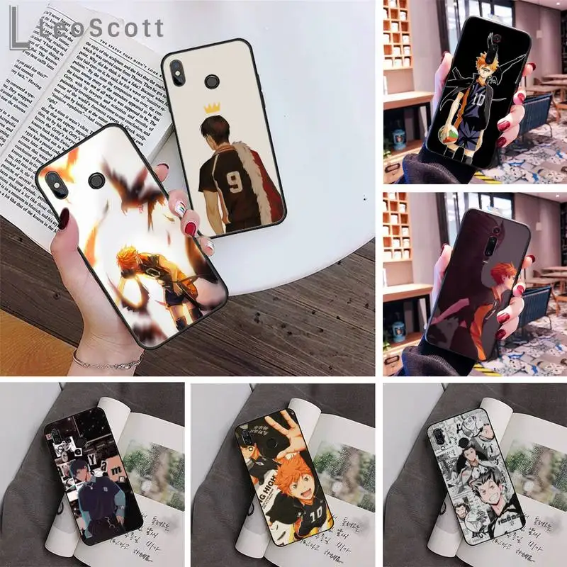 

Anime Haikyuu Hinata Attacks cool Phone Case For Xiaomi Redmi Note 4 4x 5 6 7 8 pro S2 PLUS 6A PRO