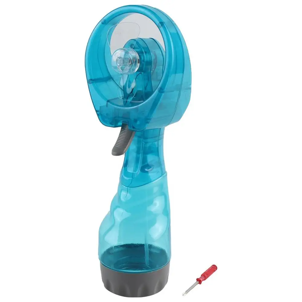 

Portable Handhold Water Mist Fan 2In1 Functions Powerful Fan Water Cooling Spray Fan Humidification Fan