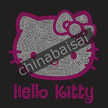 

This is a cartoon hello kitty Rhinestone Transfer Motif Designs