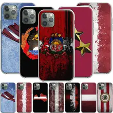 Силиконовый чехол с флагом Латвии и Литвы для Apple iPhone 12 Mini 11 Pro SE XS X