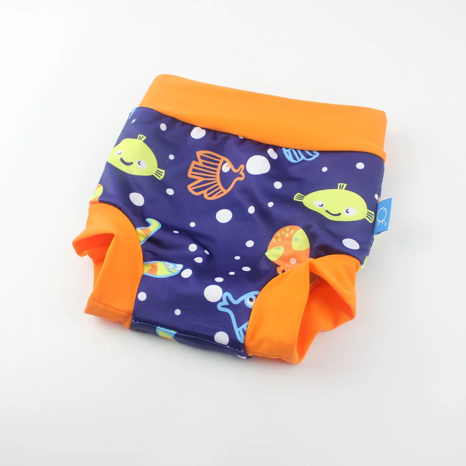 5 Baby Boys Girls Cartoon Printed Swim Diapers Infant Children Leakproof Swimming Nappies Newborn Baby High Waist Swimming Trunks - Цвет: 5