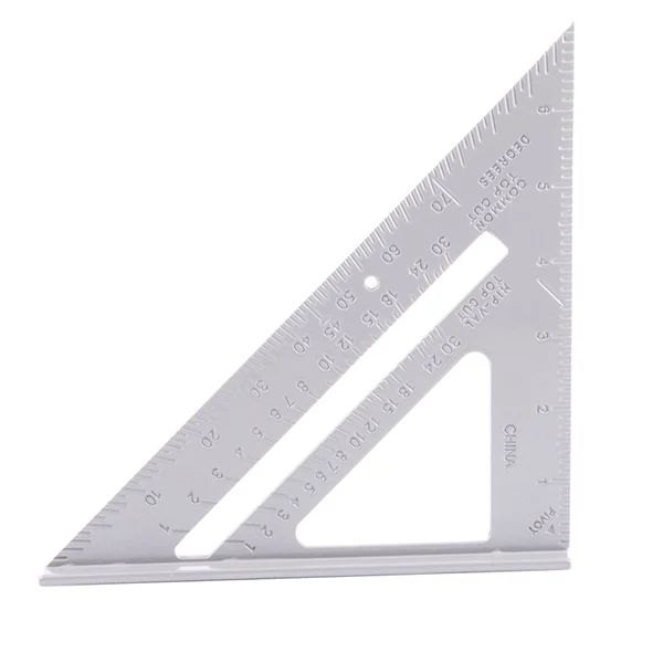 

1 PCS Aluminium alloy triangular ruler,7 inch high grade carpenter's Three edged ruler,Angle gauge
