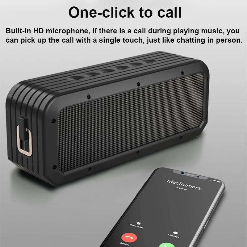 Wireless HiFi Portable Speaker Bluetooth 5.0 60W
