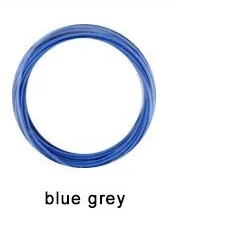 PLA 10M Blue Grey PLA 1,75 мм 10 метров Принтер Нити печатные материалы пластик для 3d ручки экструдер аксессуары части прозрачный белый дерево - Цвет: PLA 10M Blue Grey