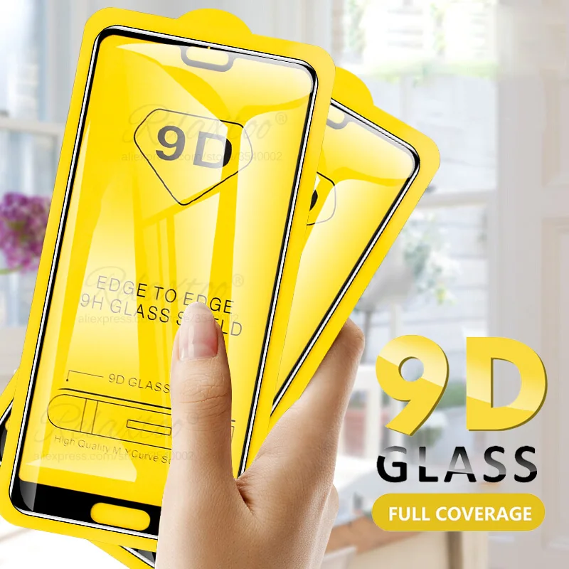 

9D Curved Full Cover Screen Protector For Huawei Mate20 Lite P20 Pro Tempered Glass On p mate 20 10 Lite p20lite Protective film