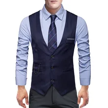 Европейский и американский мужской костюм с воротником мужской костюм жилет Мужской приталенный деловой английский жилет пальто