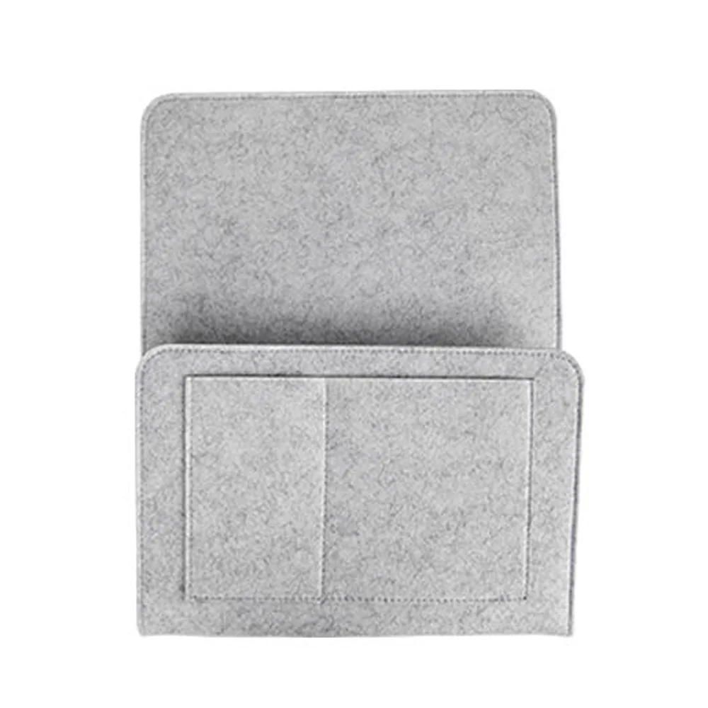 Convenient Organizer Unisex Home Travel Wool Felt Protection Cover Storage Bag Bags Dormitory Storage Bag - Цвет: Light Grey