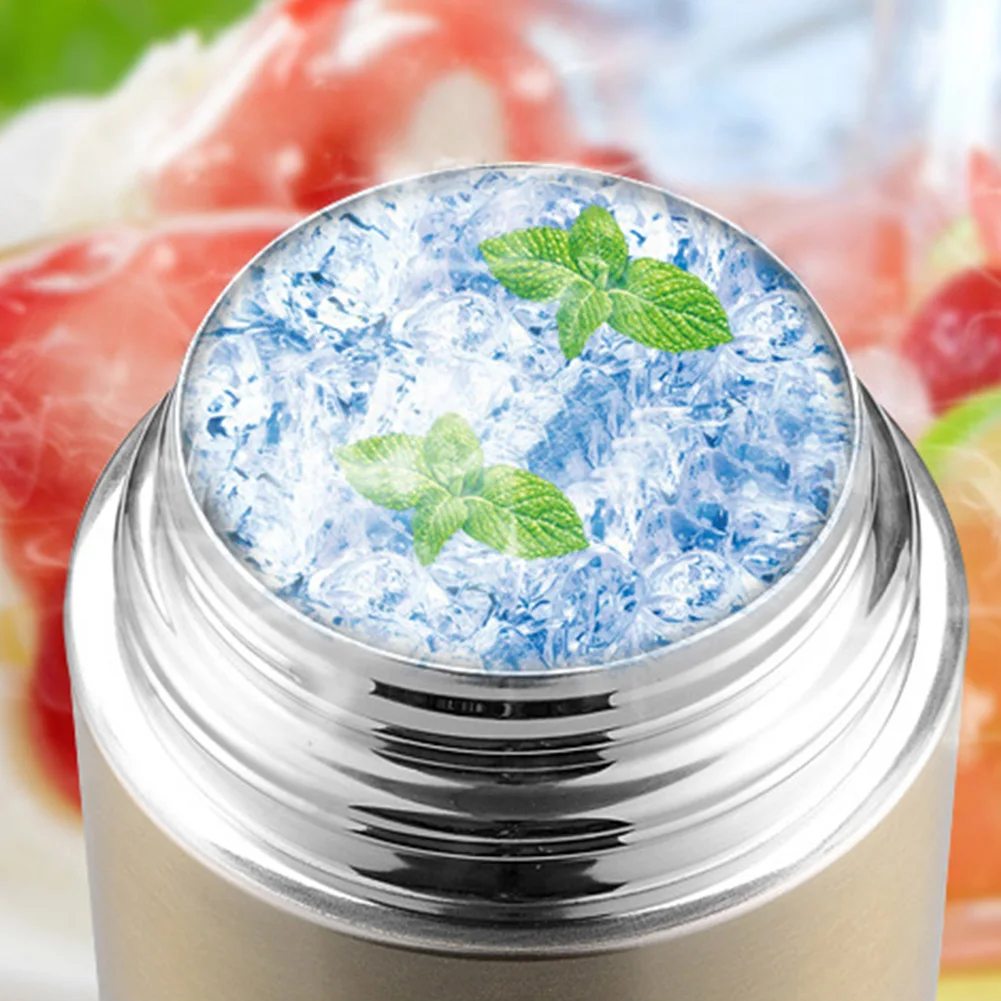 Термобутылка для еды из нержавеющей стали ручка офисная вакуумная фляжка большой емкости суп