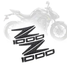 Наклейка на мотоцикл для KAWASAKI Z1000 Z 1000 бак топливный шлем обтекатель панели Углеродные волокна Крышка эмблема наклейка сбоку Z1000