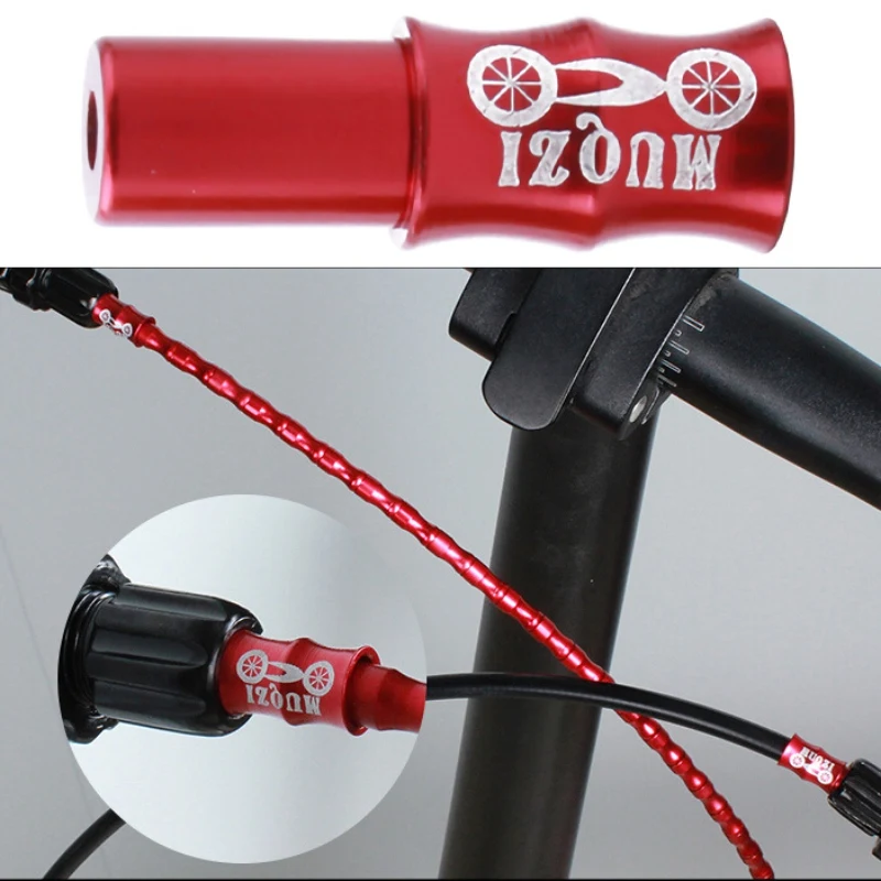 10 шт. многоцветные заглушки для велосипедного кабеля из сплава для горного велосипеда, аксессуары для горного велосипеда ZX00