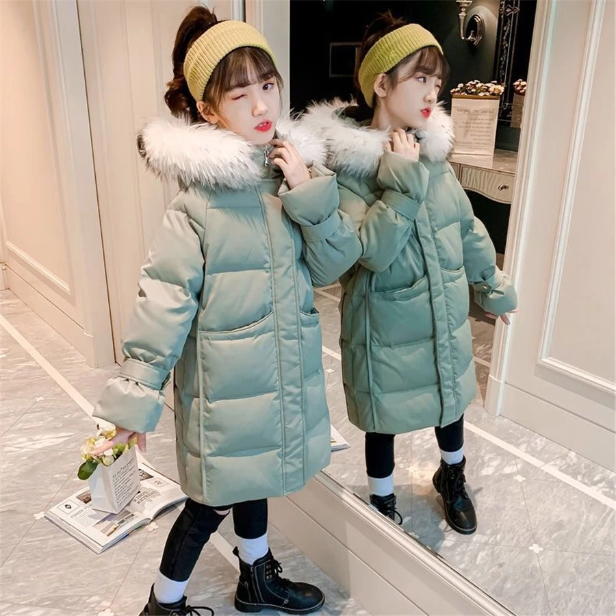 Bijlage Ventileren grafisch Meisjes Jas Bovenkleding Dikke Warme Bont Truien Jas Meisje 2021 Nieuwste  Kids Jassen Herfst Winter Kinderkleding|Dons & Parka´s| - AliExpress