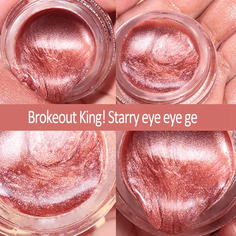

Brand New 7 Colors Shimmer Single Color Liquid Eye Shadow Waterproof Non-Dizzy Dyeing Glitter Eyeshadow Liquid