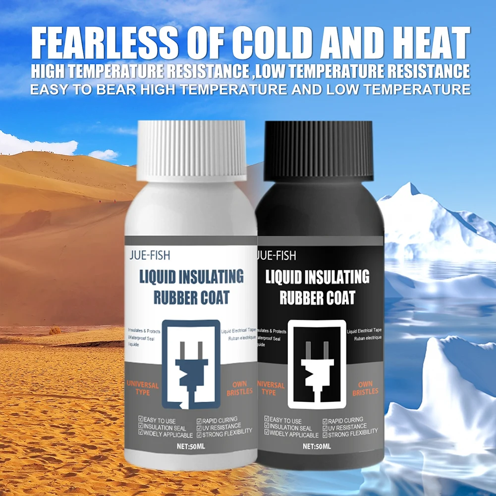 50ml Insulation Electrical Sealant Liquid Tape Paste Waterproof Anti UV