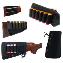 Стрельба Шестерни тактическая сумка картриджи держатель перезарядки патронов в виде ракушки Перевозчик винтовка пистолет пули Чик отдых Райзер приклад крышка