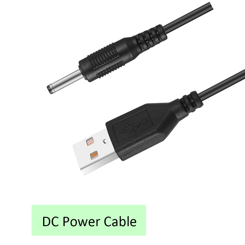 

DC Power Cable USB 2.0 A TYPE MALE TO 3.5 mm DC Power Plug Stereo Electronics Device Barrel Quick Connector 5V Cable