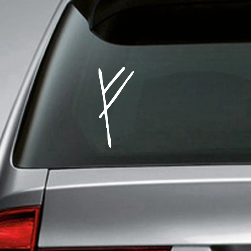 Car Stickers Self Adhesive Stickers Vinyl Stickers Vinyl Wall Stickers Fantasy Literature Movie Tolkien LOTR Gandalf's Mark Car Decal Decor, Classic Movie Inspired Vinyl Sticker For Door Decoration
