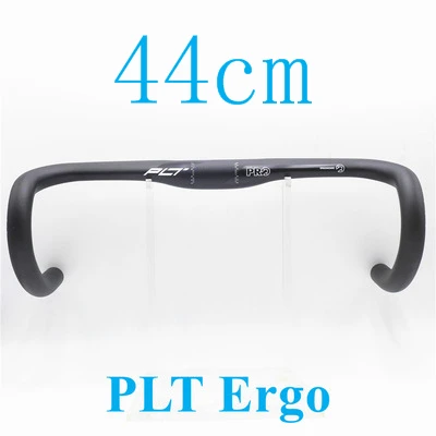PLT Ergo 44cm Shimano PRO PLT руль для шоссейного велосипеда PLT Ergo изогнутый руль 31,8 мм черные детали для велосипеда - Цвет: PLT Ergo 44cm