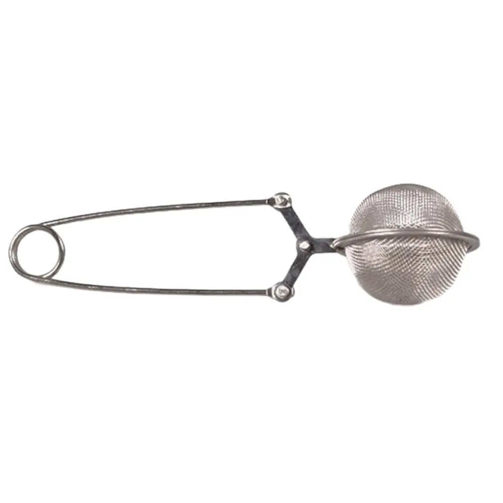 

Stainless Steel Chain Handle Tea Ball Tea Filter Tea Compartment Tea Leak Handle Seasoning Ball 4.5Cm