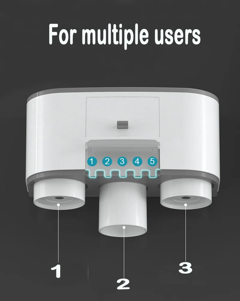 Magnetic Wall Mounted Toothbrush Holder Automatic Toothpaste Dispenser Toiletries Storage Rack Bathroom Accessories Set