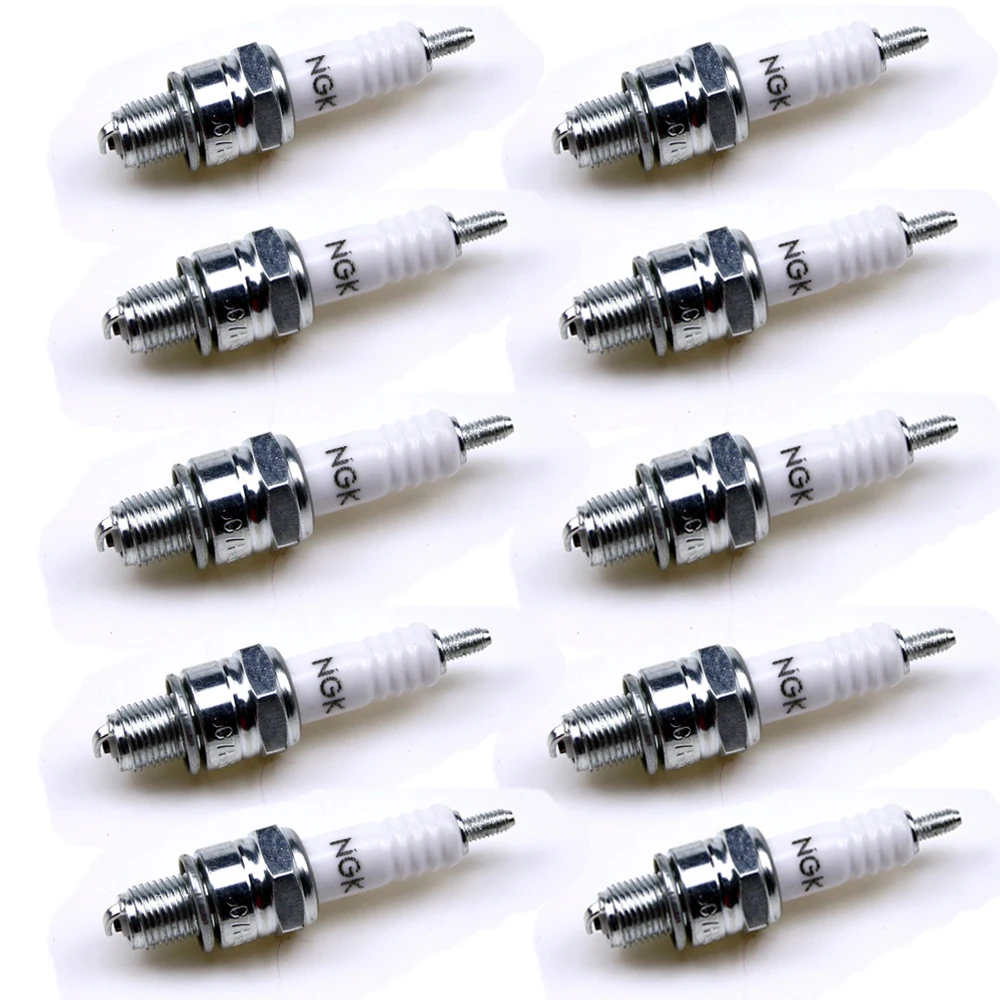 

TDPRO 5/10Pcs Motorcycle Racing Spark Plug NGK Sparking Plugs For Scooter Mower Trail Quad Dune ATV GO Kart 50cc-150cc Dirt Bike