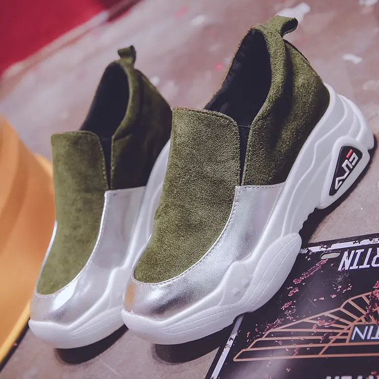 

Elevator Casual Shoes bao ban Thick Bottomed Shoes New Style Low Top Platform WOMEN'S Shoes