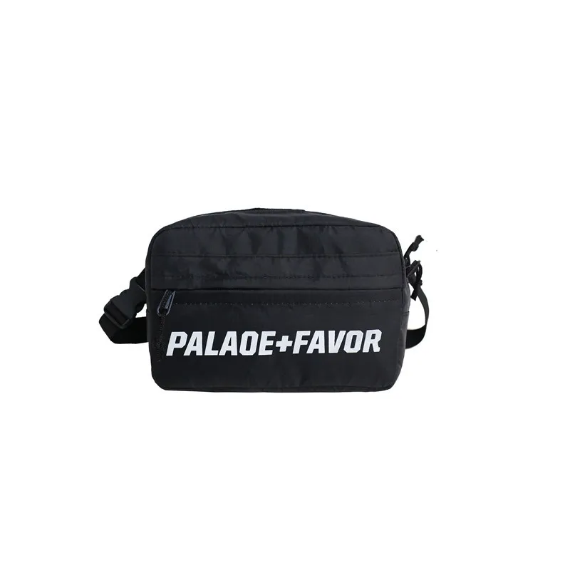 

Customizable Fashion Cool Shoulder Bag Men And Women Grid Lettered Pattern Shoulder Phone Bag Nylon