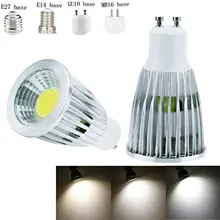 High Power Dimmable LED COB Spotlight Bulb 6W 9W 12W GU5.3 GU10 E27 E14 E12 Cool Warm Neutral White Lighting Lamps