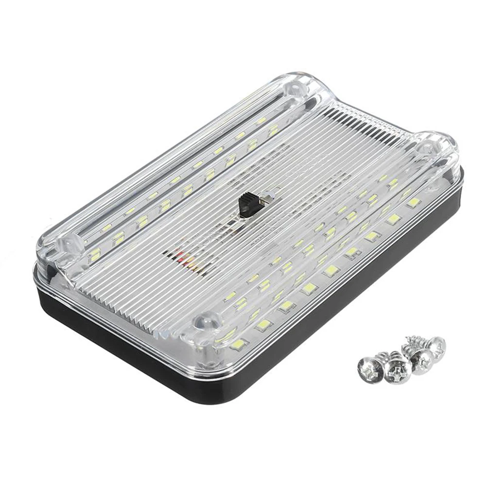 KKMOON 1 шт. Универсальный 12 В 36LED интерьер автомобиля декоративный свет куполообразная крыша потолочные лампы для чтения