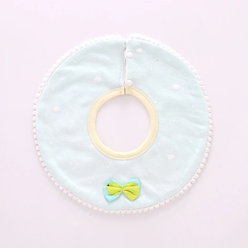 Детские нагрудники 6-24 месяцев 360 градусов вращающийся водонепроницаемый легко чистить слюнявчик ткань для Детские аксессуары