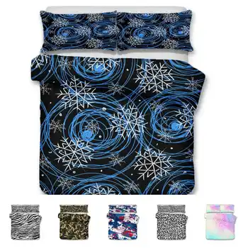 

Hot Style soft Bedding Set 3d Digital Abstract Printing 2/3pcs Duvet Cover & Pillowcases Set with Zipper Closure UK/AU/US Size
