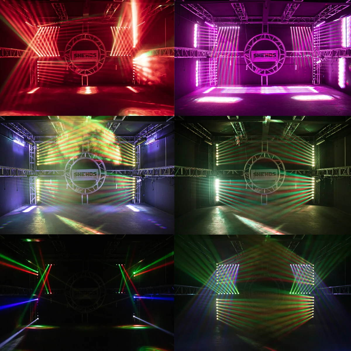 HOT LED Beam 8x12W RGBW Multicolor Moving Head Light consegna veloce DMX512 DJ Disco Party Stage Equipment