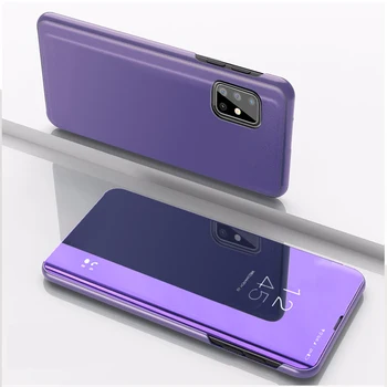 

For Samsung A31 Case Mirror Flip Protective Stand Phone Case For Samsung Galaxy A31 A315F Cover Luxury Wallet 6.4'' A 31 Funda