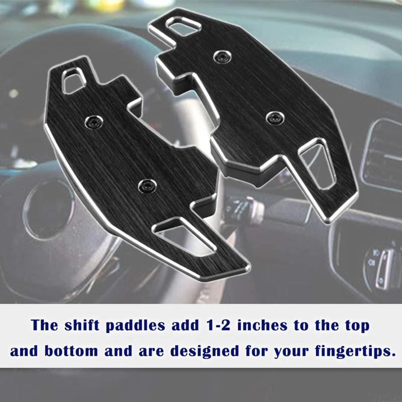Алюминиевый сплав рулевое колесо Paddle Shifter расширения чехлы для Golf 7 MK7 GTI