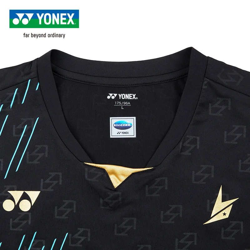 Оригинальная Yonex Yy кофта для бадминтона Lin Dan стильные спортивные дышащие футболки без рукавов для мужчин 10322ldcr