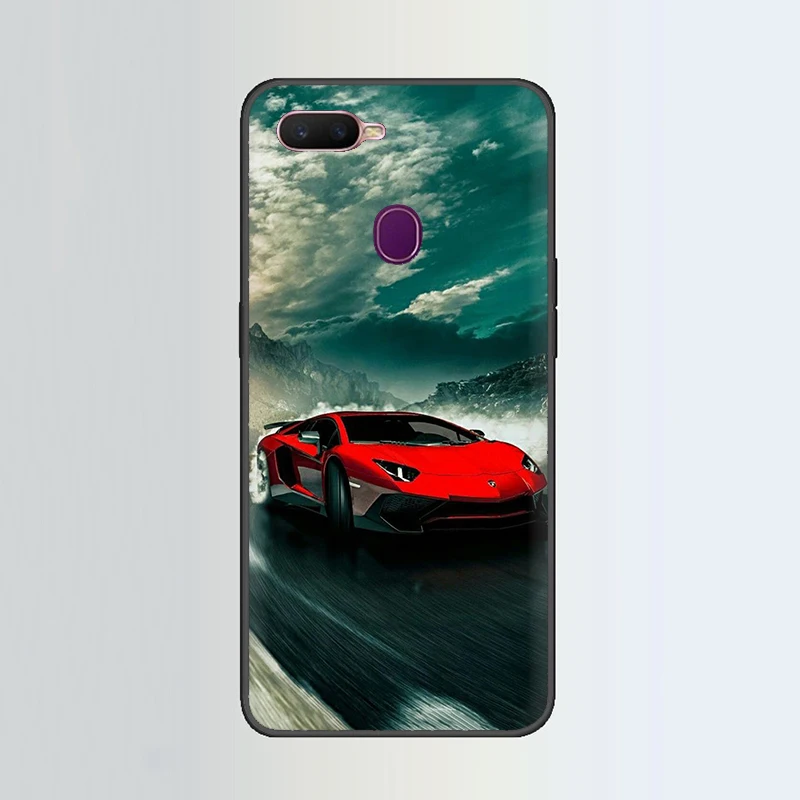 Cool sports car Silicone phone case for OPPO A1K A5 A9 Reno Z 2 10X Realme 2 A5 3 5 Pro Q X Lite - Color: B11