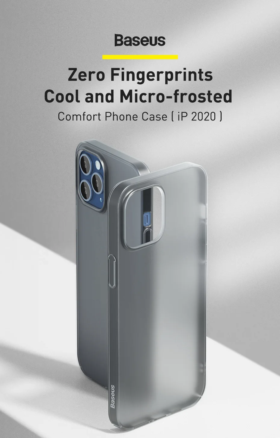 Baseus Phone Case For Iphone 12 Pro Max Transparent Phone Cover For Iphone 12 Mini Black Simple Case Ultra Thin Back Phone Cover Phone Case Covers Aliexpress