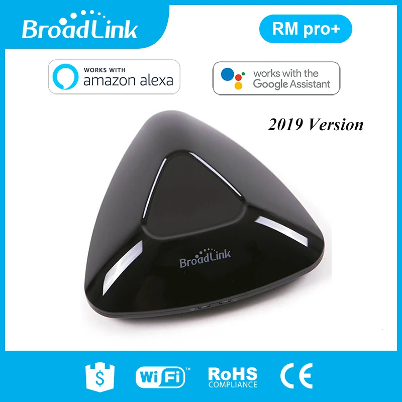 

2019Broadlink RM PRO+ RM33 Universal Intelligent Remote Controller Smart Home Automation WiFi+IR+RF Switch For IOS Android Phone