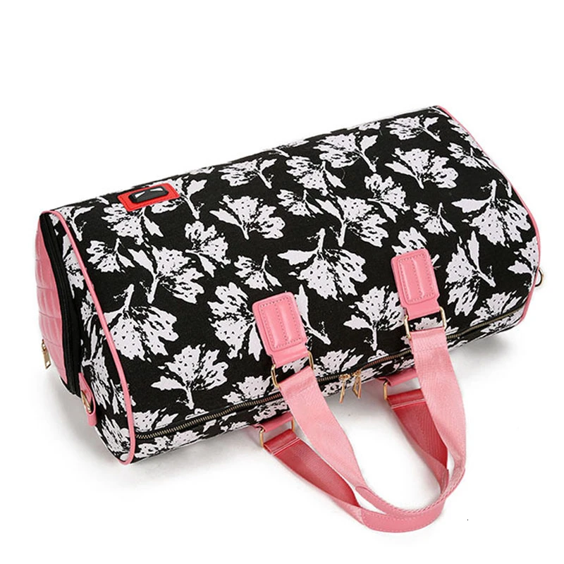 New Flowers Women Gymtas Yoga Bolsa Waterproof Sports Bags Shoes Men Gym Bags For Training Bag Tas Fitness Travel Sport Handbag