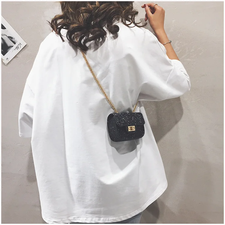 JIULIN Handbags Women Crossbody-Bags Clutch Flap-Bag-Designer Gold-Chain Crocodile Small-Day