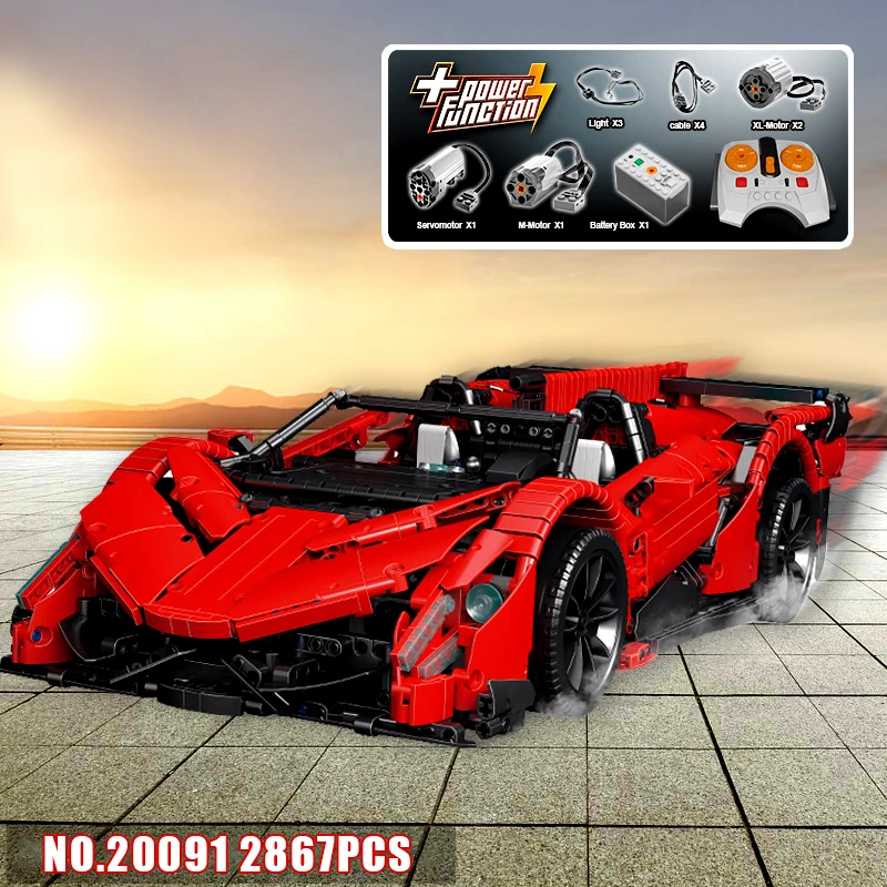 LP 20091 LamborghiniES Veneno Roadster совместимые с leleing MOC-10559 строительные блоки кирпичи развивающие игрушки Рождество