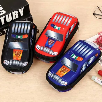 

Automobile Modeling Pencil Case for Boys Student School Pencil Bag 3D Car Pencil Box Pencilcase School Supplies Stationery