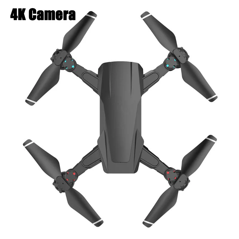 4k camera Дрон XD101 1080P 4K WiFi FPV Дрон однокнопочный возвратный Квадрокоптер RC вертолет - Цвет: 4k camera