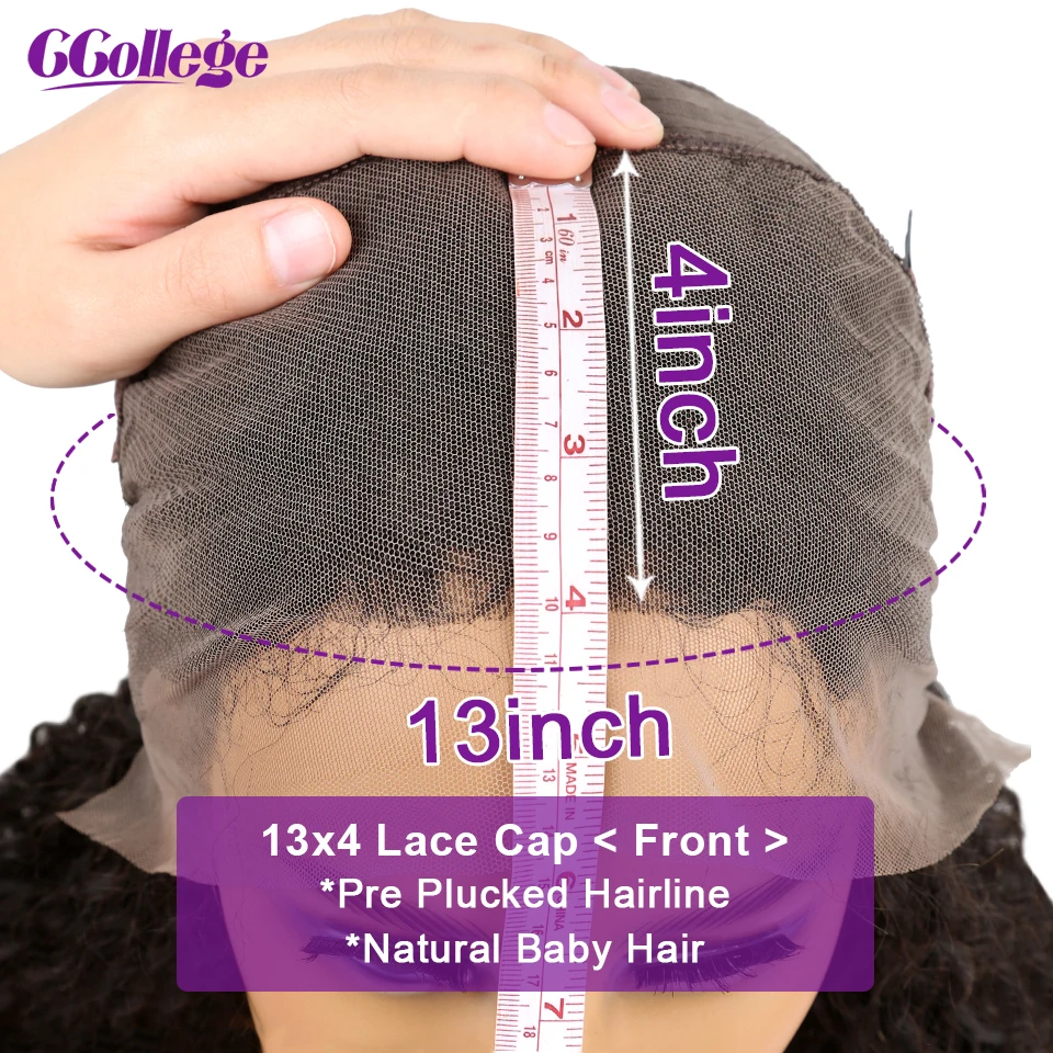 13x4 Lace Front Human Hair Wigs Pre Plucked Natural Hairline Brazilian Curly Human Hair Wigs For Black Women Non Remy Hair Wig