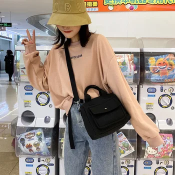 

2020 New Women Mini Canvas Shoulder Bag Small Handbag Totes Ladies Casual Purse Small Messenger Bag Girls Outdoor Crossbody