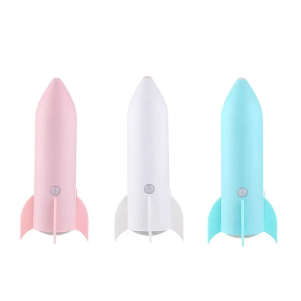 Led night light Creative light control energy saving wall lamp usb new strange home rocket light