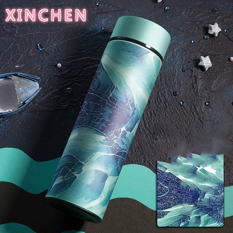 XINCHEN модный термос с двойными стенками чашка для чая и кофе вакуумная фляжка из