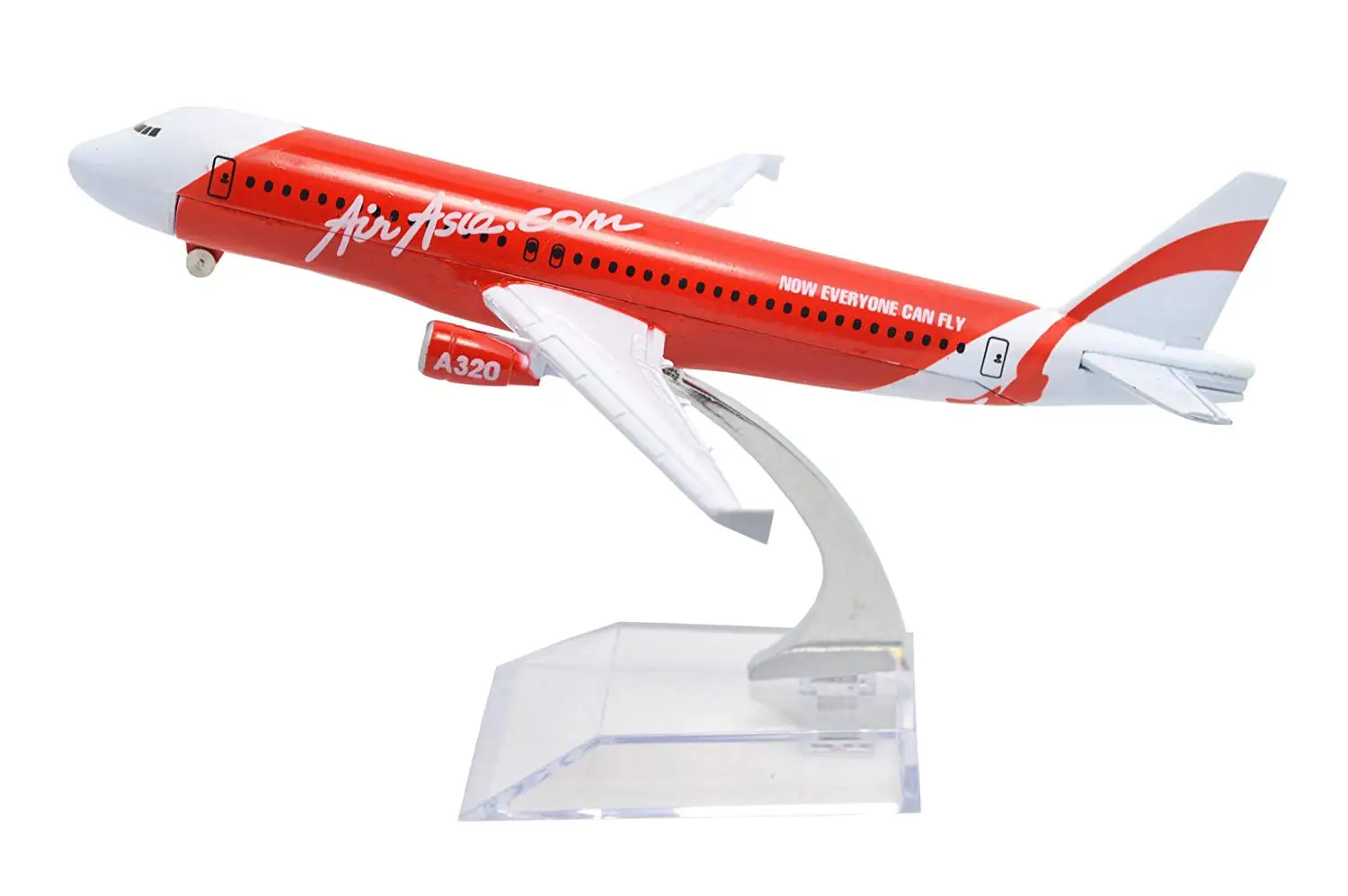 Династия Тан(TM) 1:400 16 см воздушный автобус A320 воздушная Азия металлическая модель самолета Игрушечная модель самолета